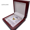 Colar Coração para Filha - Banhado Ouro 18k