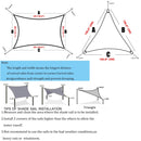 Toldo Solar Triangular Impermeável