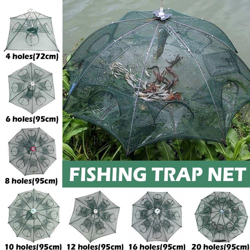 REDE ARMADILHA DE PESCA REFORÇADA DOBRÁVEL AUTOMÁTICA - Lojas Maiora